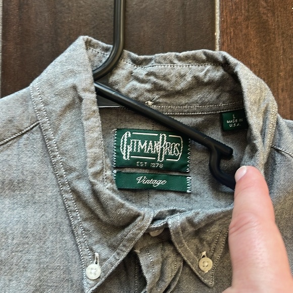 Gitman Bros Vintage - Charcoal OCBD - L - Made in USA - Picture 2 of 4